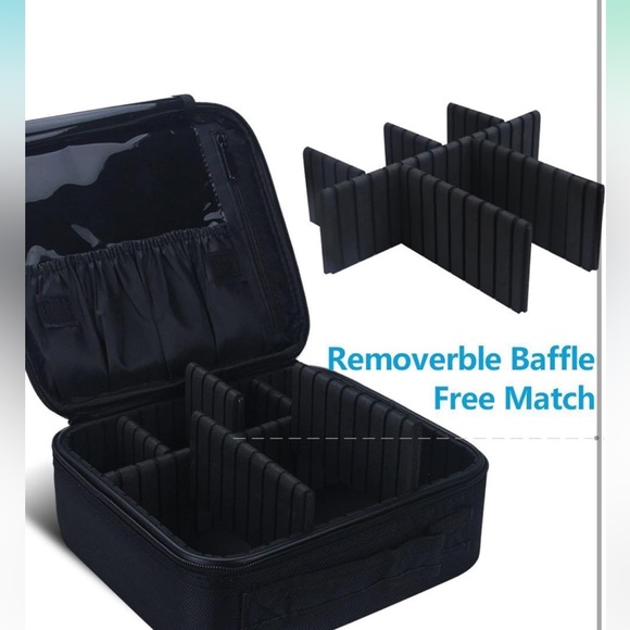 Relavel Travel Makeup Case Makeup Cosmetic Case Organizer Portable Storage Bag - Picture 6 of 10